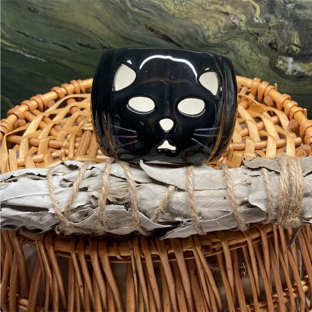 Harry and David Black Cat and Sage Stick Gift Set New.